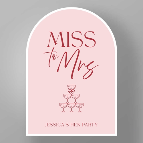Show details for Bridal Blush - Hen Party Welcome Boards