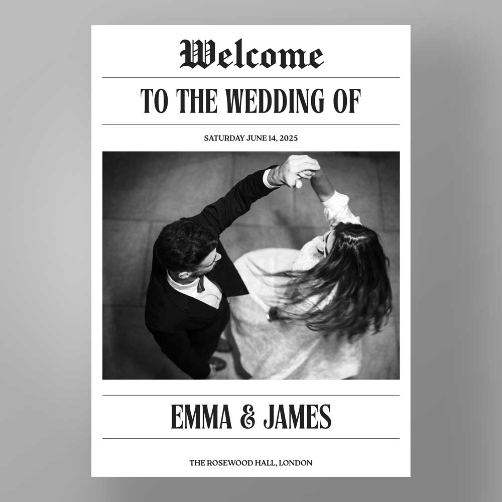 Show details for Headline Love - Welcome Board