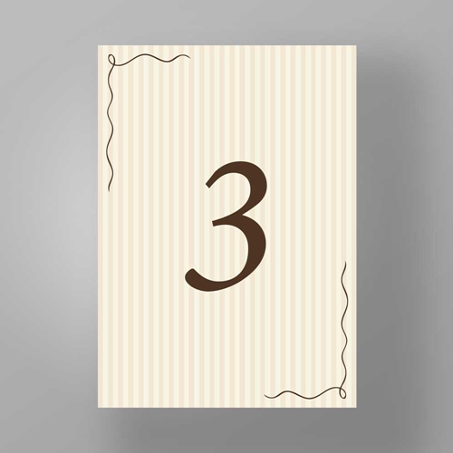 Show details for Maryleybone Muse - Table Numbers