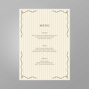 Show details for Maryleybone Muse - Menus