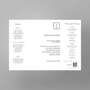 Show details for The Classic - Gatefold Wedding Invite