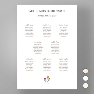 Show details for Marylebone Muse - Table Plan