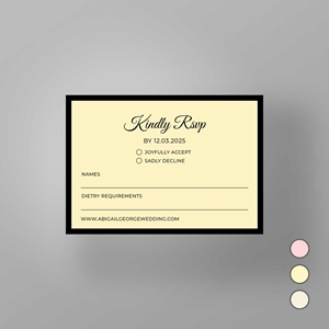 Show details for Mayfair Manor -  RSVP Card