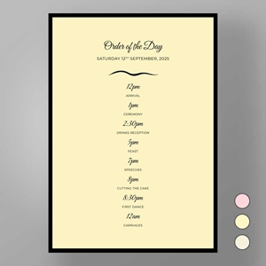 Show details for Mayfair Manor - Order of the day