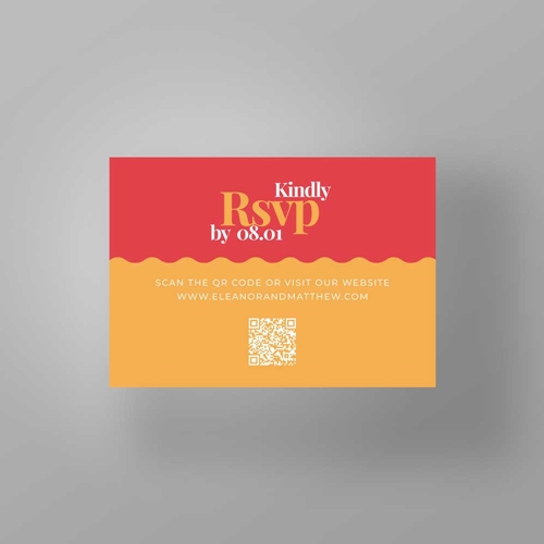 Show details for Carnaby Pop -  RSVP Card