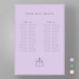 Show details for Soho Soirée - Table Plan