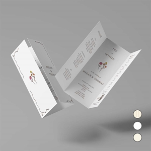 Show details for Marylebone Muse - Gatefold Wedding Invite