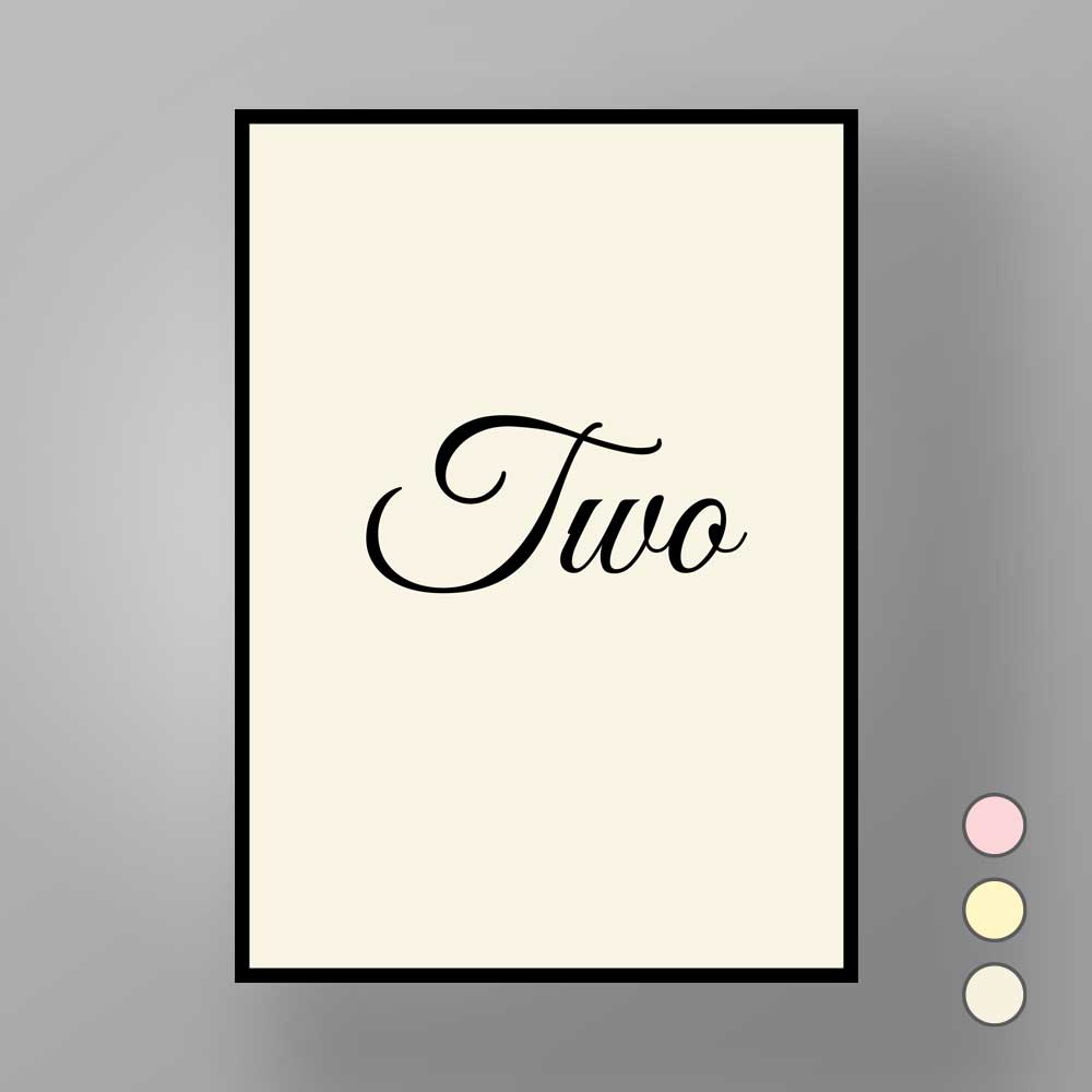 Show details for Mayfair Manor - Table Numbers