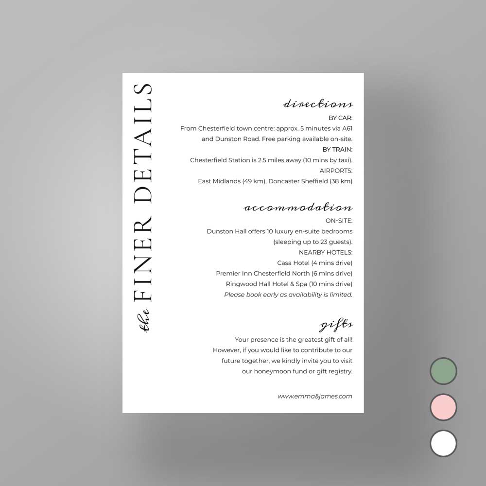 Show details for Kensington Edit -  Details Card