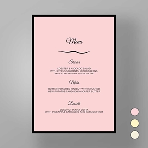 Show details for Mayfair Manor - Menus