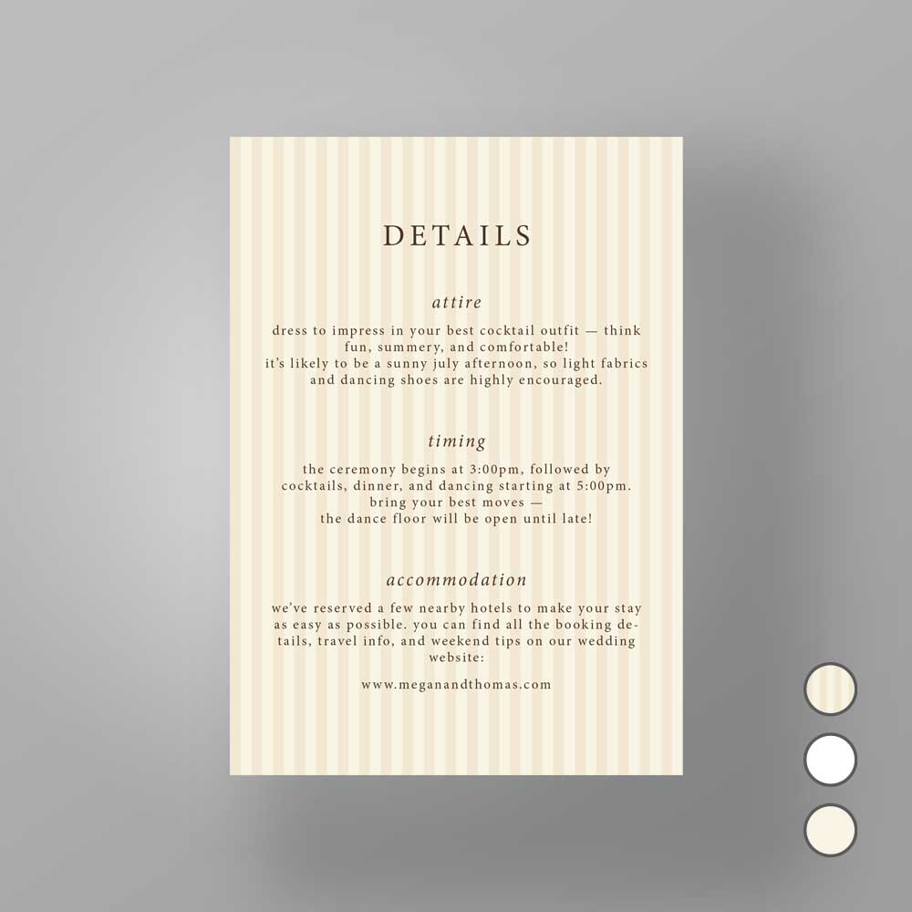 Show details for Marylebone Muse -  Details Card