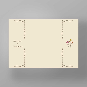 Show details for Marylebone Muse - Gatefold Wedding Invite