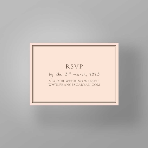 Show details for Soho Soirée -  RSVP Card