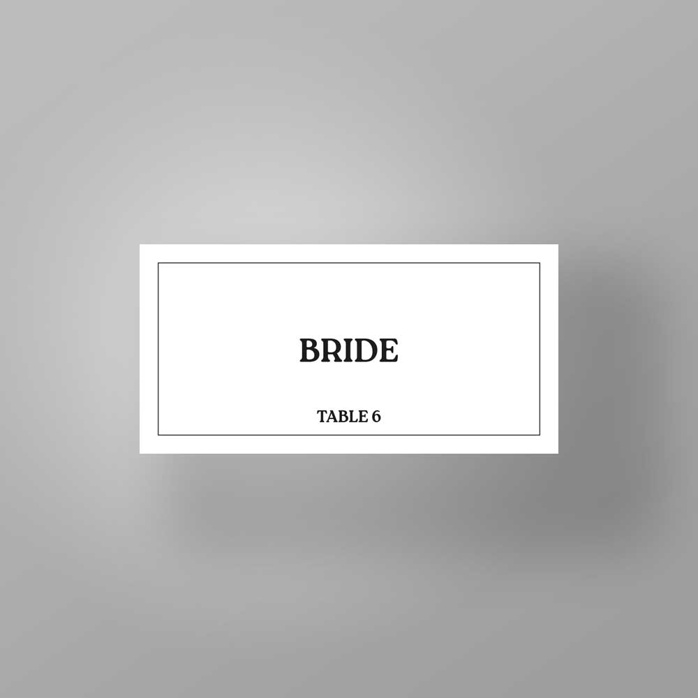 Show details for Headline Love - Place Card Names