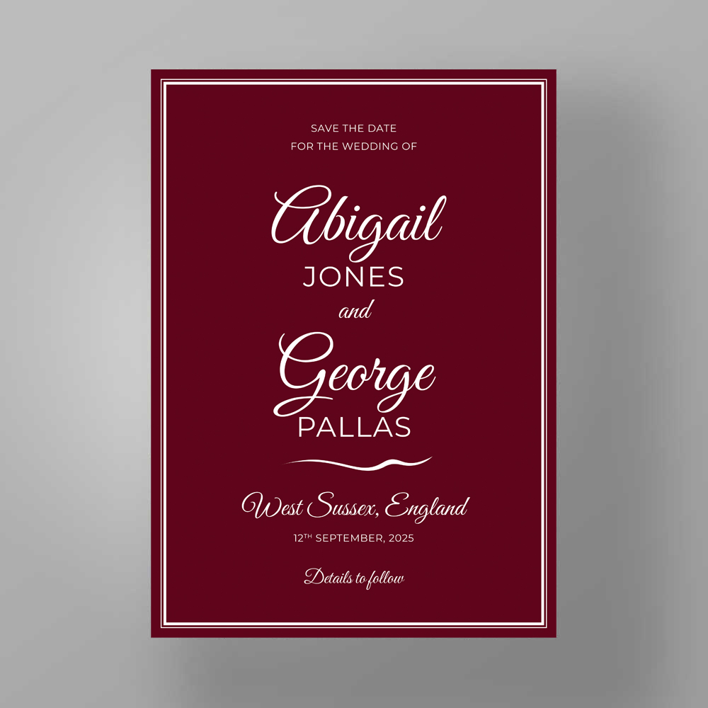 Show details for The Merlot Manor - Save the Dates