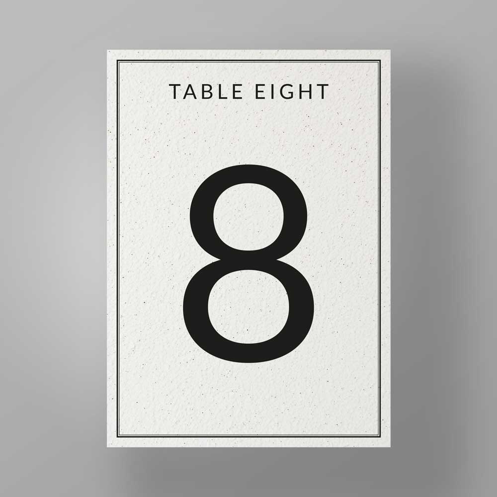 Show details for Granite Luxe - Table Numbers