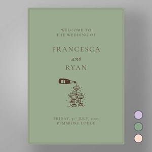 Show details for Soho Soirée - Welcome Board