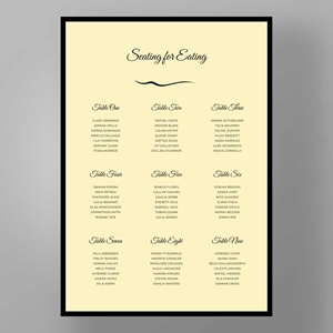 Show details for Mayfair Manor - Table Plan