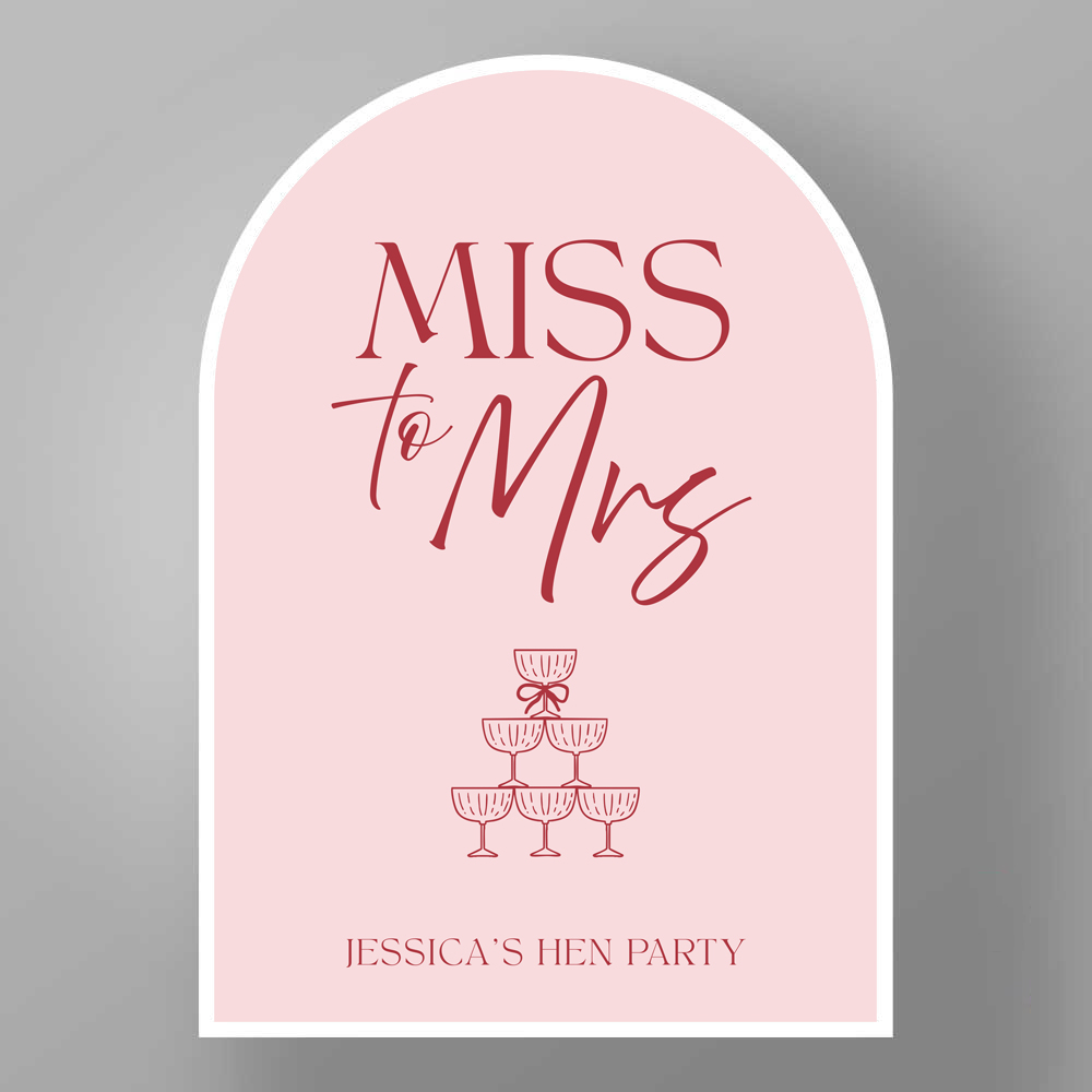 Show details for Bridal Blush - Hen Party Welcome Boards