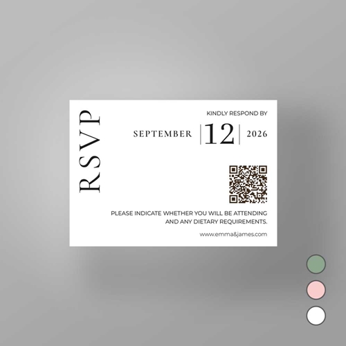 Show details for Kensington Edit -  RSVP Card