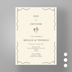 Show details for Marylebone Muse - Wedding Invite