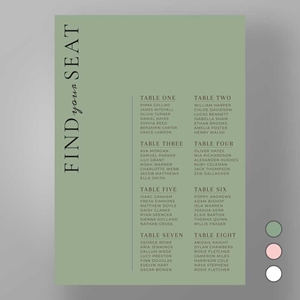 Show details for Kensington Edit - Table Plan