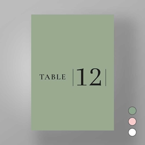 Show details for Kensington Edit - Table Numbers