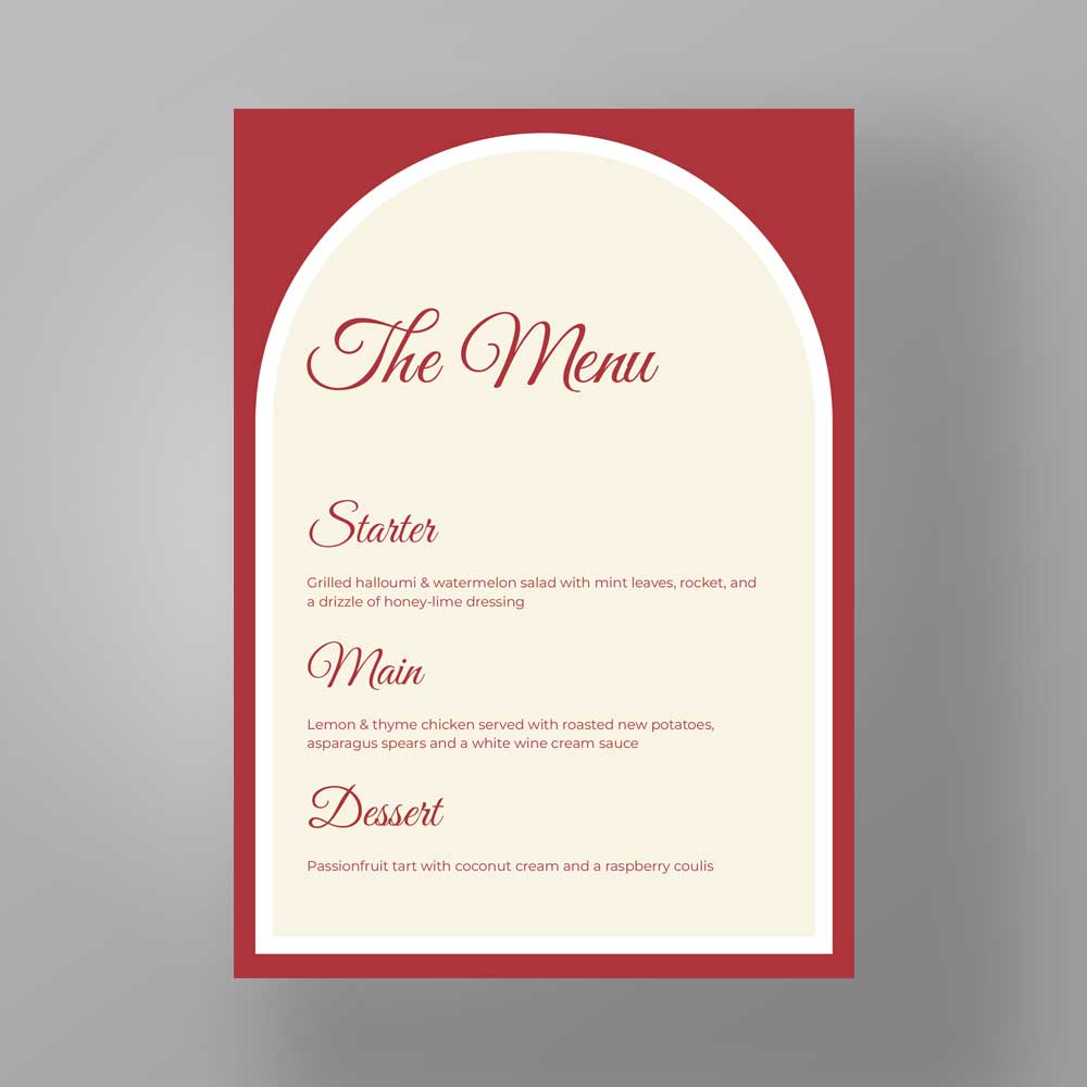 Show details for Ruby Arch - Menus