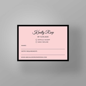 Show details for Mayfair Manor -  RSVP Card