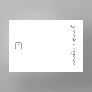 Show details for The Classic - Gatefold Wedding Invite