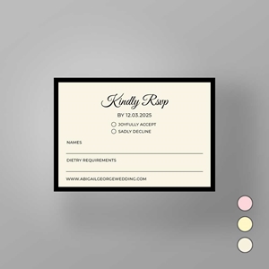 Show details for Mayfair Manor -  RSVP Card