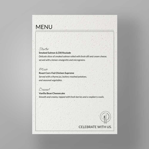 Show details for Granite Luxe - Menus