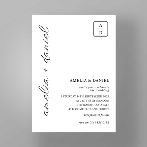 Show details for The Classic - Wedding Invite