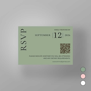 Show details for Kensington Edit -  RSVP Card