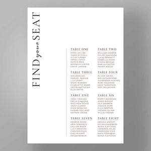 Show details for Kensington Edit - Table Plan