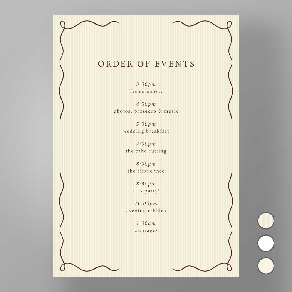 Show details for Marylebone Muse - Order of the day