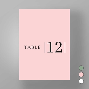 Show details for Kensington Edit - Table Numbers