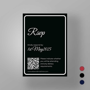 Show details for Modern Archway -  RSVP Card