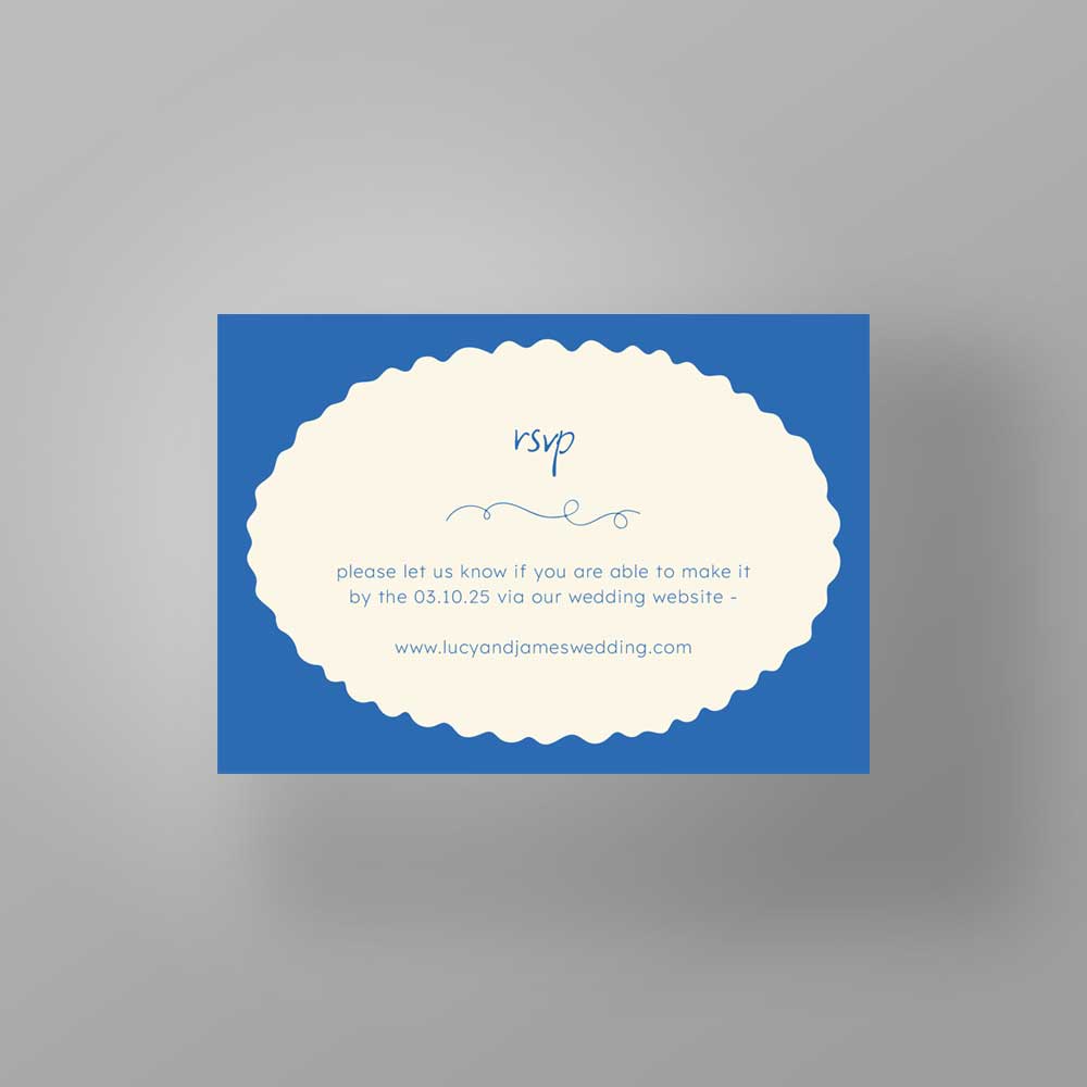 Show details for Belgravia Bloom -  RSVP Card