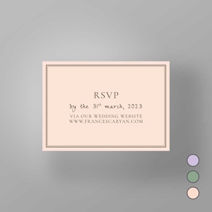 Show details for Soho Soirée -  RSVP Card