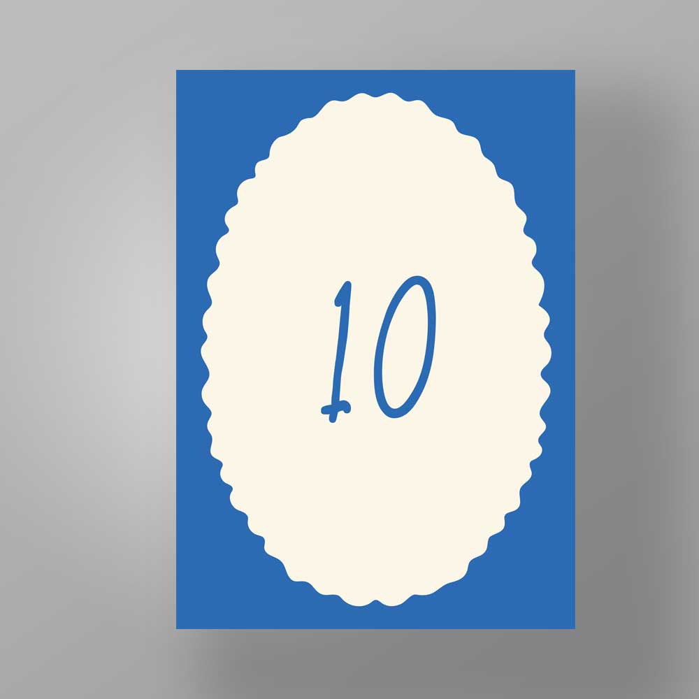 Show details for Belgravia Bloom - Table Numbers