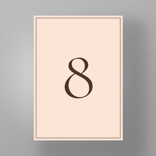 Show details for Soho Soirée - Table Numbers