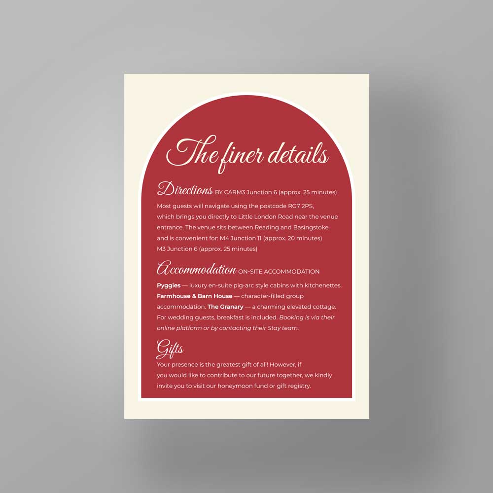 Show details for Ruby Arch -  Details Card