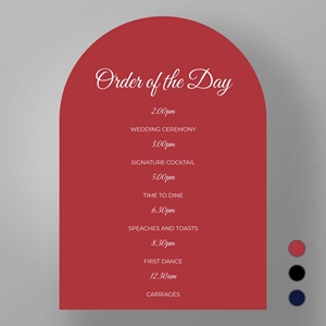 Show details for Modern Archway - Order of the day
