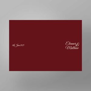 Show details for Merlot Moss - Gatefold Wedding Invite