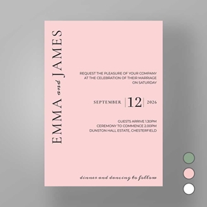 Show details for Kensington Edit - Wedding Invite