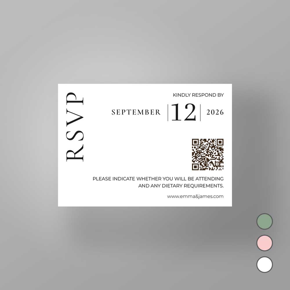 Show details for Kensington Edit -  RSVP Card