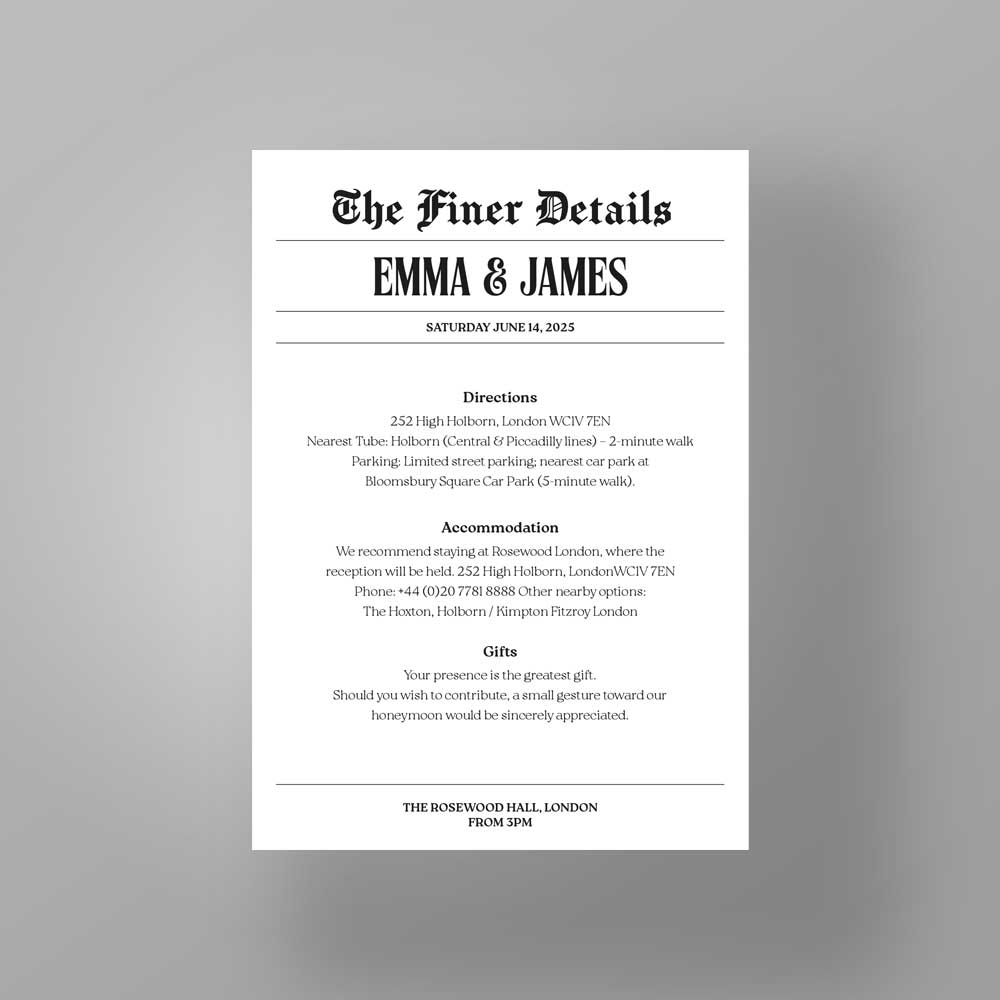Show details for Headline Love -  Details Card