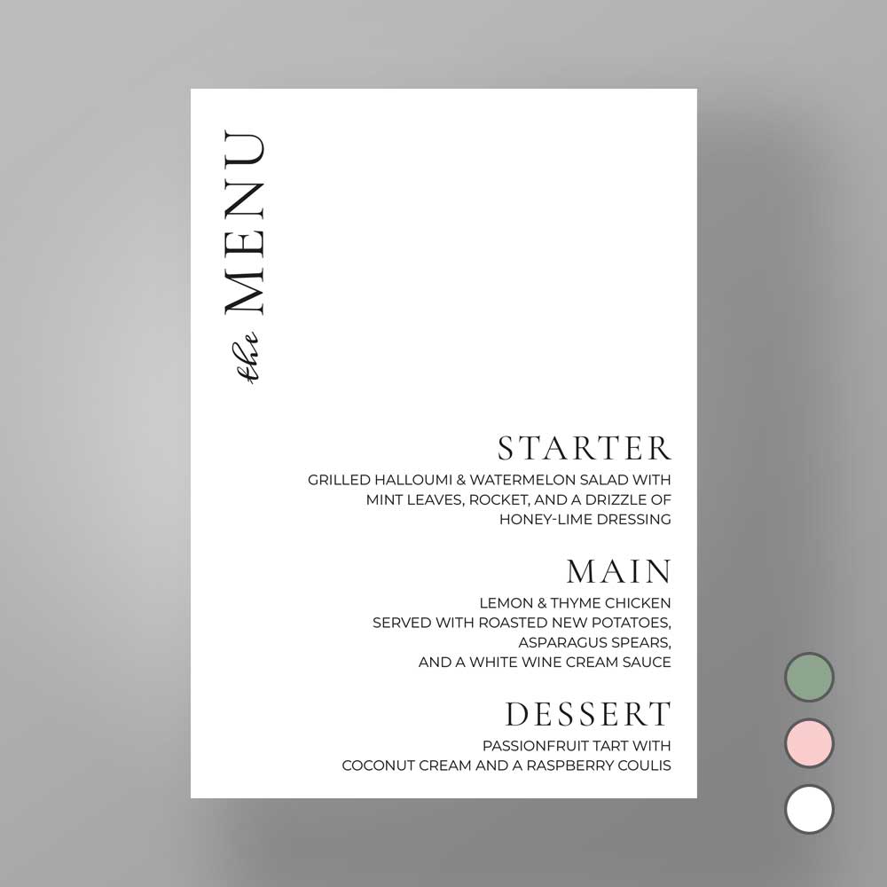 Show details for Kensington Edit - Menus