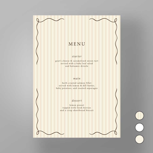 Show details for Marylebone Muse - Menus